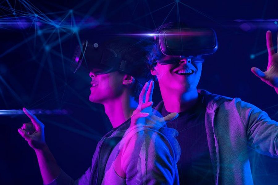 VR-Tour 2 Personen mit VR Brille
