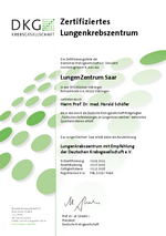 Zertifiziertes Lungenkrebszentrum