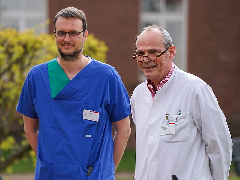 Chefärzte Prof Dr Matthias Strittmatter und Dr Rainer Breit