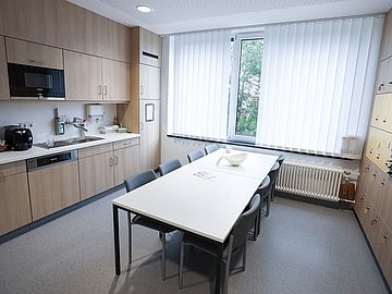 Pausenraum im Intensivmedizinischen Zentrum Pausenraum im Intensivmedizinischen Zentrum