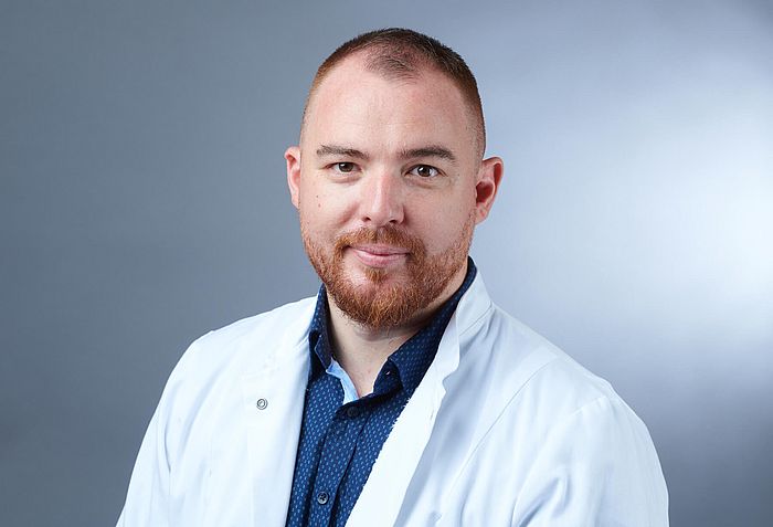 Porträt Doctor medic Vlad Olteanu