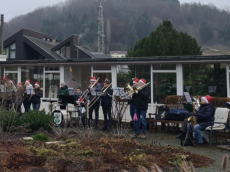 Musiker bei ihrem Konzert