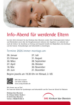 Infoabende für werdende Eltern 2026
